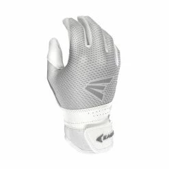 Outlet ⌛ Flash Sale ⭐ Easton Hyperlite Fastpitch Batting Gloves - White/Silver 🔔 ✔️