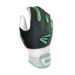 Budget 🔔 Brand new 🔥 Easton Hyperlite Fastpitch Batting Gloves Youth - White/Mint ✨ 🛒