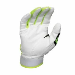 New 🎉 Cheap 😍 Easton Hyperlite Fastpitch Batting Gloves - White/Green 🌟 😍