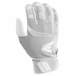 Cheap ✔️ Brand new 🔔 Easton Walk-Off Youth ⚾ ⚾ Baseball Battings Gloves - White / White 🔔 😀