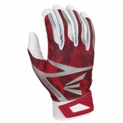 Best reviews of 🛒 Wholesale 🎁 Easton Z7 Hyperskin ⚾ ⚾ Baseball Batting Gloves - White / Red Basecamo 😍 🌟