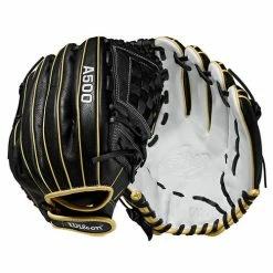 Buy 😍 Deals 🌟 Wilson A500 Siren 12" Fast-Pitch Glove - Regular, Black/White/Gold 😀 🤩