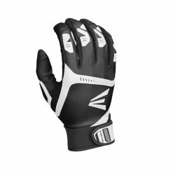 Cheapest 😉 Promo 💯 Easton Gametime Youth ⚾ ⚾ Baseball Batting Gloves - Black / Black ❤️ 😍