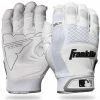 Deals 🌟 Deals 👍 Franklin Shok-Sorb X Youth ⚾ ⚾ Baseball Batting Gloves - Pearl/White 👏 🧨
